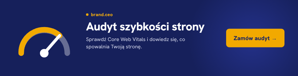 audyt szybkości strony